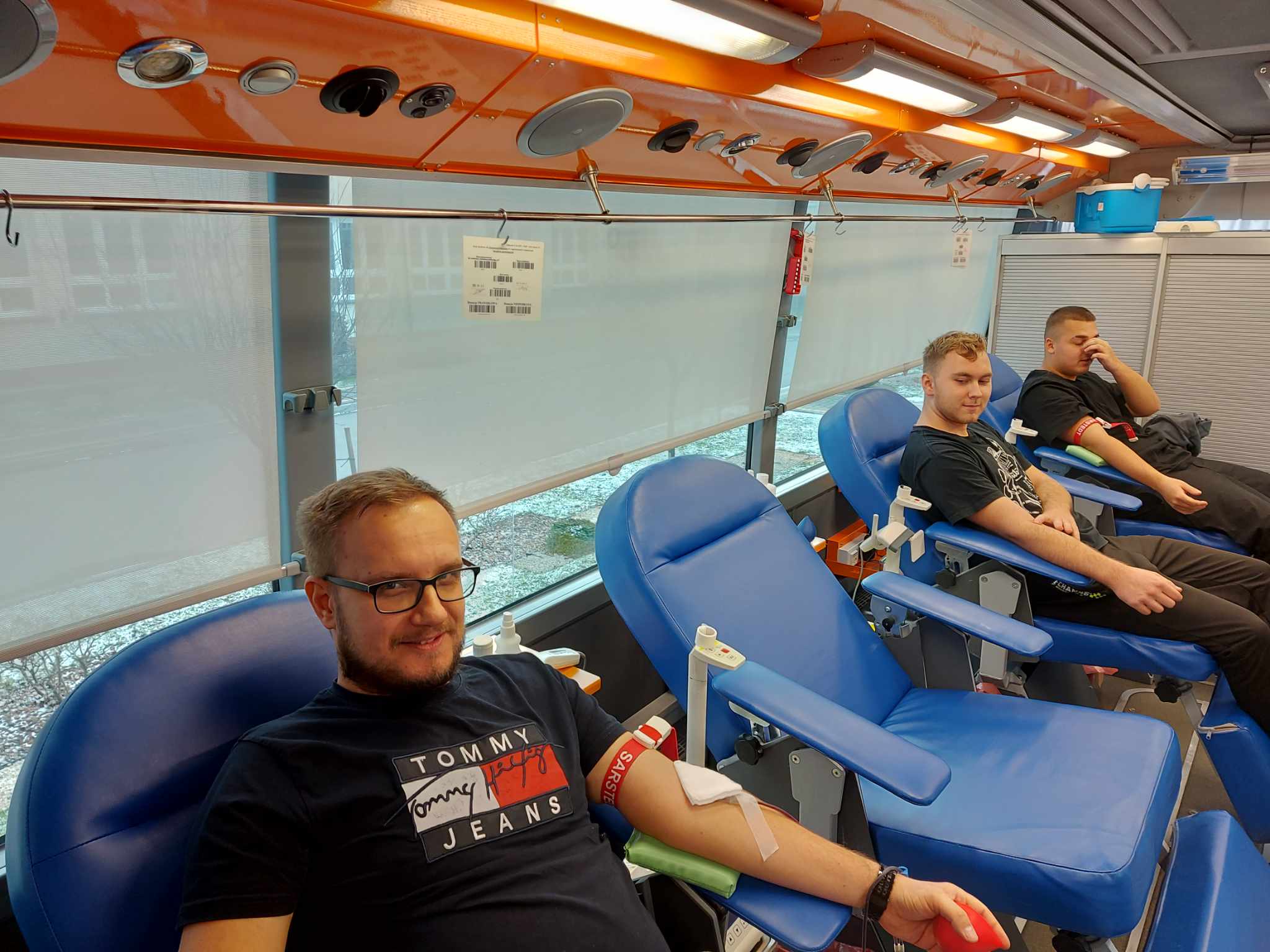 Akcja zbiórki krwi w RCEZ w Nisku.